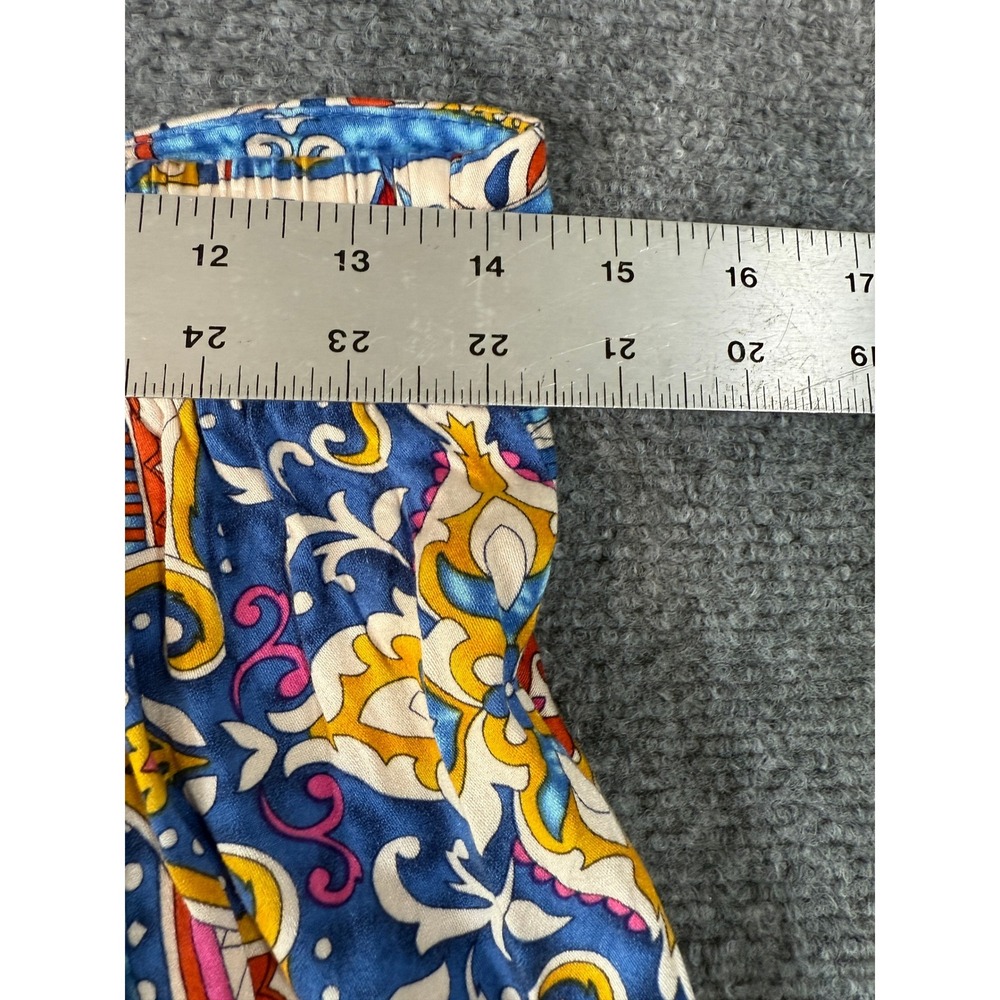 Haute Hippie Style Top & Pants Set Patchwork Print Colorful Medium - Picture 15 of 16